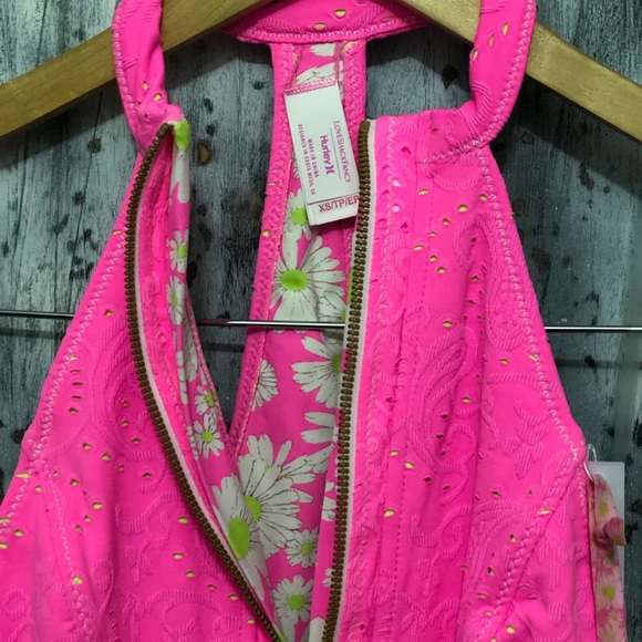 LoveShackFancy x Hurley Eyelet Paisley Moderate One Piece Swimsuit - NWT - Picture 5 of 15